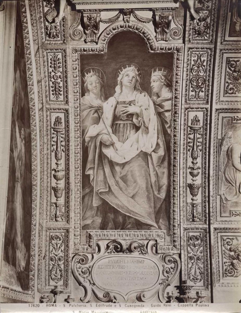 285-Santa Pulcheria, santa Gertrude e santa Cunegonda, Basilica di S. Maria Maggiore 